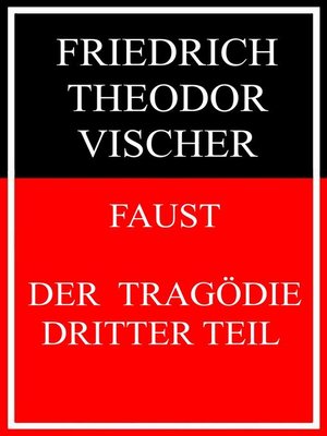 cover image of Faust--der Tragödie dritter Teil